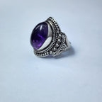 Maxi anillo de amatista