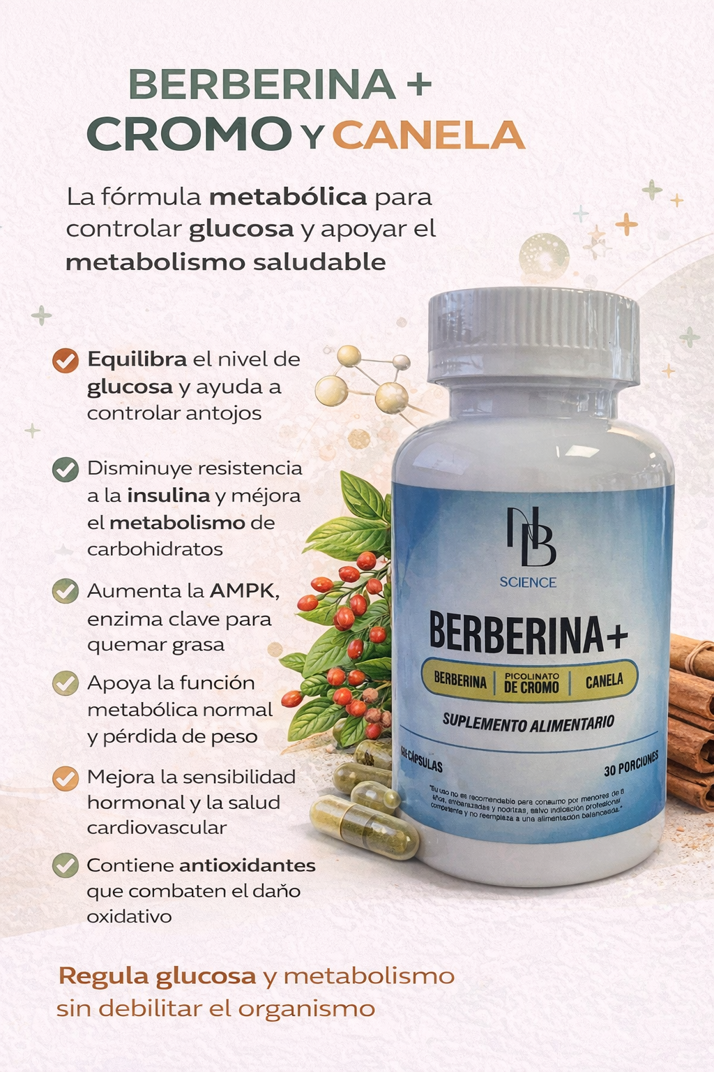 Berberina + cromo