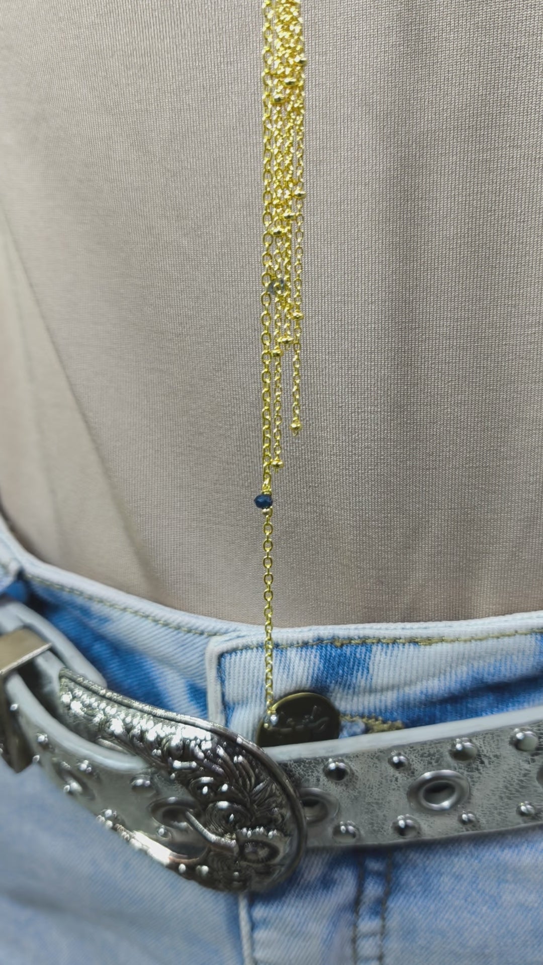 Collar largo de Lapizlazuli